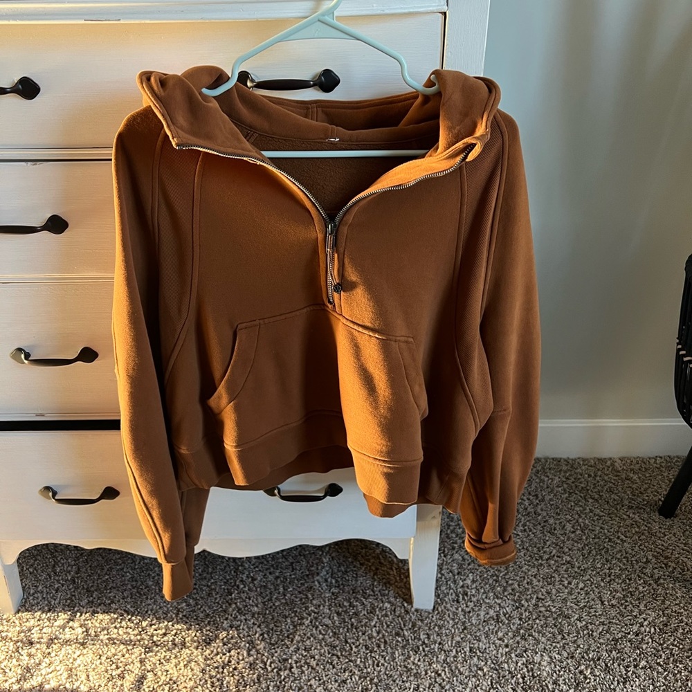 Lululemon Scuba oversized half zip hoodie